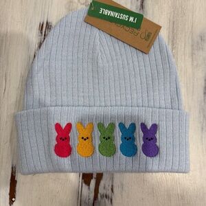 Easter Spring Bunny Peeps Beanie Hat